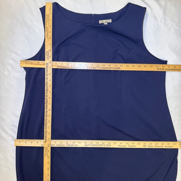 Maya Brooke Vintage 2 Piece Dress Suit Blazer Set Womens Size 24W NWT Colorblock - Picture 13 of 16